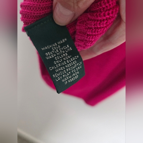 Ralph Lauren Pink Sleeveless 100% Cotton Tank Top | Size M - Picture 5 of 5